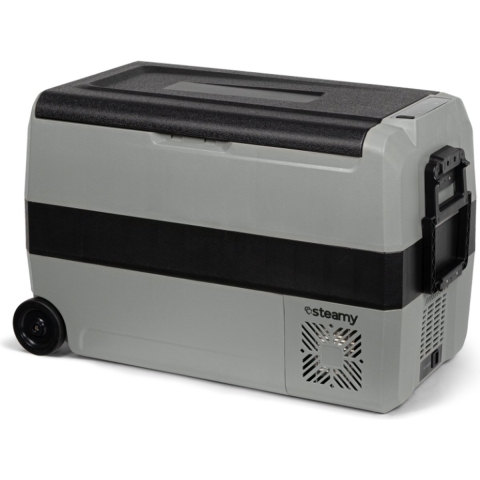 Steamy SECT50 - Dual Zone Roller Elektrische Compressor Koelbox - 44 liter - 12V en 230V - Grijs