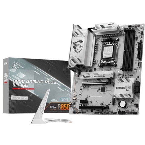 MSI 7E80-001R Moederbord Socket AMD AM5 Vormfactor ATX Moederbord chipset AMD® B850