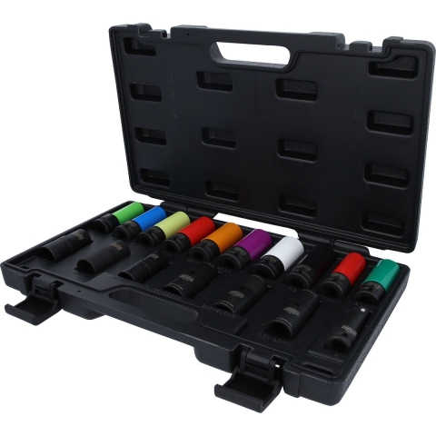 KS Tools 515.0885 1/2 master speciale krachtdopsteekset voor wielschroefverbindingen, 17-delig