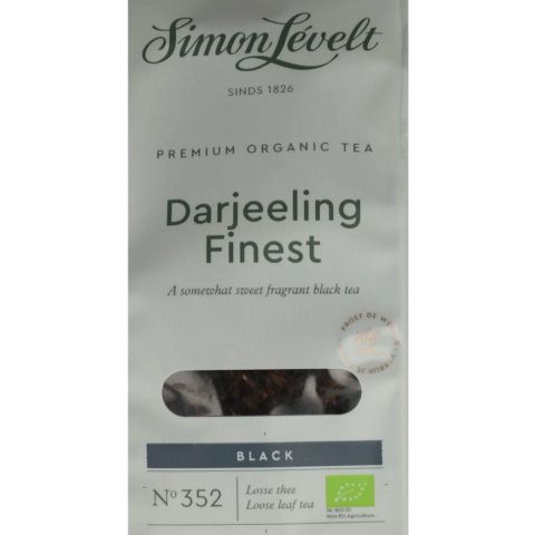 3x Simon Levelt Premium Organic Tea Darjeeling Finest 90 gr