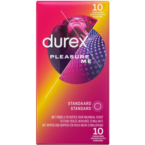2x Durex Condooms Pleasure Me 10 stuks