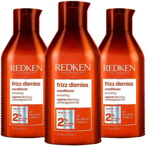 3x Redken Frizz Dismiss Conditioner 300 ml