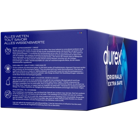 2x Durex Condooms Originals Extra Safe 144 stuks