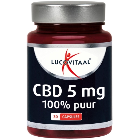 Gratis Verzending: 3x Lucovitaal CBD Cannabidiol 5 mg 30 capsules