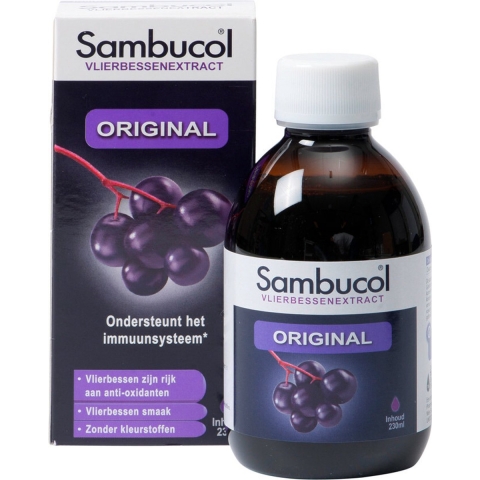 Gratis Verzending: 2x Sambucol Original 230 ml
