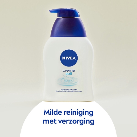 6x NIVEA Vloeibare Handzeep Creme Soft 250 ml