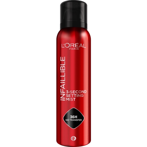 1+1 gratis: L'Oréal Infaillible 3-second Setting Spray 150 ml