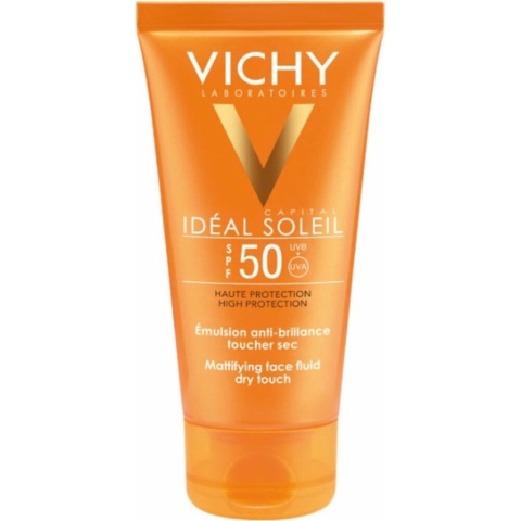 3x Vichy Ideal Soleil Zonnebrand Creme Gezicht SPF50 50 ml