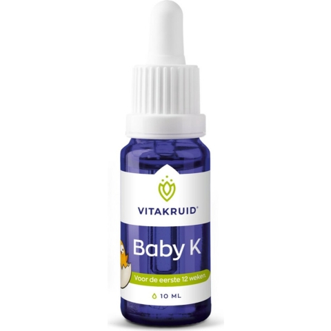 Gratis Verzending: 2x Vitakruid Baby Vitamine K 10 ml