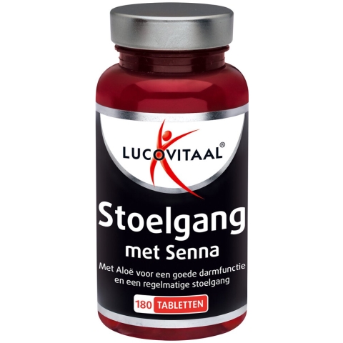 Gratis Verzending: 3x Lucovitaal Stoelgang met Senna 180 tabletten