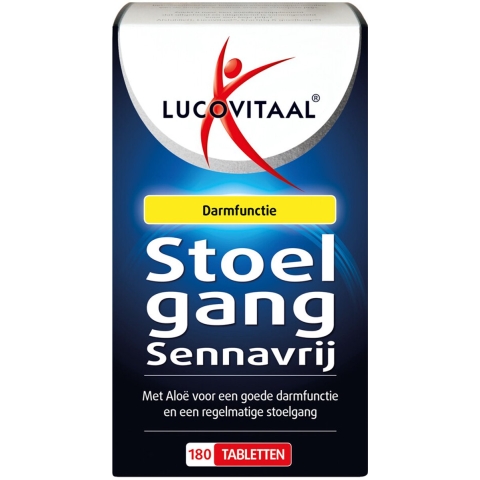 Gratis Verzending: 3x Lucovitaal Stoelgang Sennavrij 180 tabletten