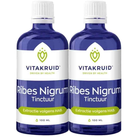 Gratis Verzending: 2x Vitakruid Ribes Nigrum Tinctuur 100 ml