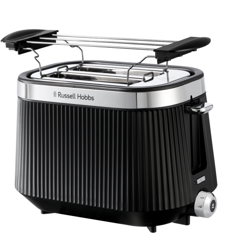 Russell Hobbs Brontë 2 Snedes Broodrooster Zwart