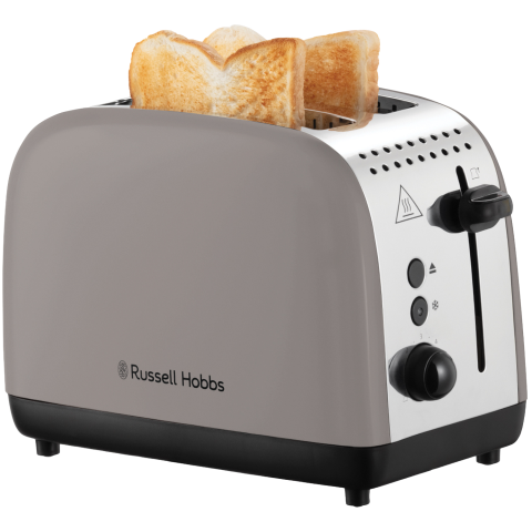 Russell Hobbs Colours Plus 2 Snedes Broodrooster Mocha Bruin