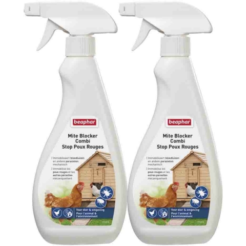 2x Beaphar Mite Blocker Combi Combi 500 ml
