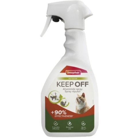 6x Beaphar Beaphar Keep Off Outdoor Spray 500 ml