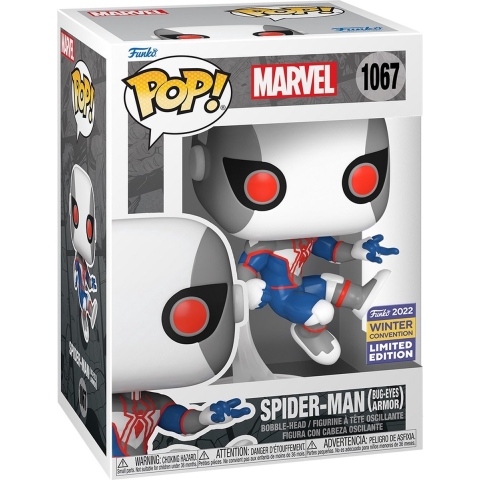 Marvel Spider-Man Funko Pop Vinyl: Spider-Man (Bug-Eyes Armor) (Convention Limited Edition)