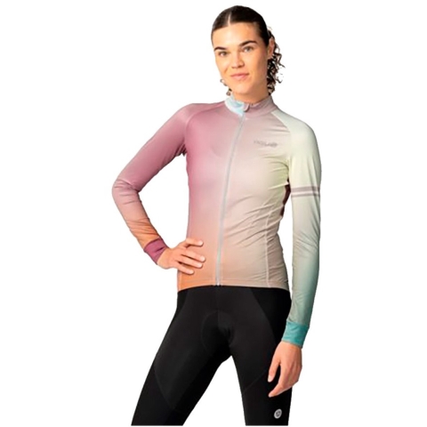 AGU Gradient Fietsshirt Lange Mouwen Performance Dames - Groen - M
