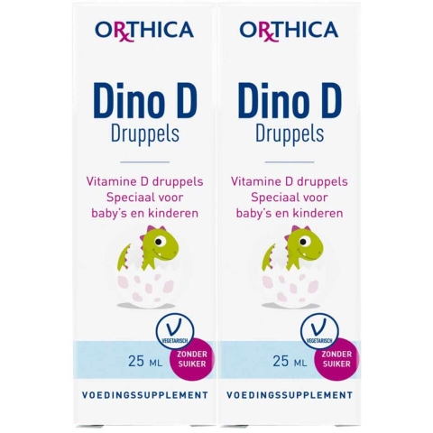 Gratis Verzending: 2x Orthica Dino D Druppels 25 ml