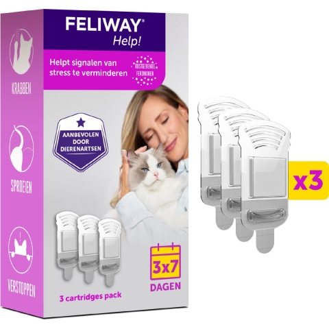 Feliway Help! Cartridges 3 stuks