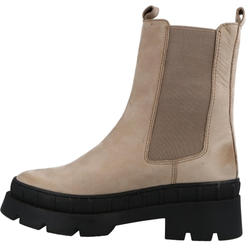 PS Poelman NORA - Chelsea boots - Suède leer - Beige Taupe - Maat 38