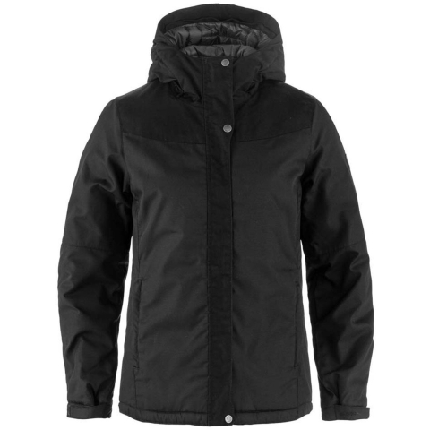 Fjällräven Dames winterjas Stina Padded Jacket W, black, Maat: M