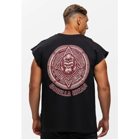 Gorilla Wear Bouse Cut Off Tanktop - Zwart - 4XL