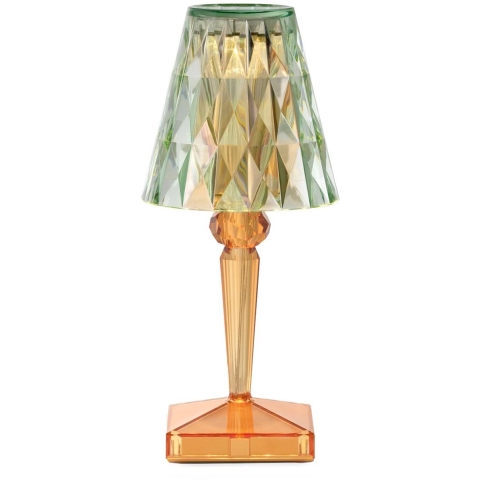 Kartell - Battery Portable Taffellamp IP54 Groen Oranje
