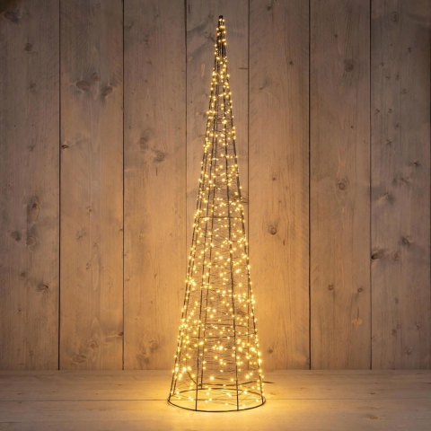 Kegel metaal 600led ip44 trafo met timer d25h100 cm classic warm Anna's Collection - Annas collection