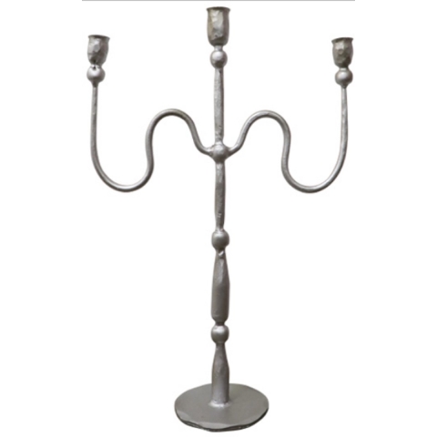 Kandelaar 3-Arm zilver Buitengewoon de Boet - Buitengewoon de boet
