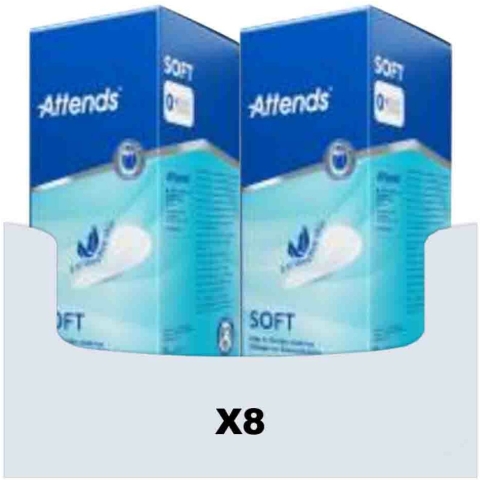 8x Attends Soft Ultra Mini 0 28 stuks