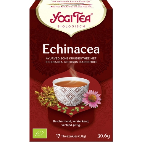 6x Yogi tea Echinacea Biologisch 17 stuks
