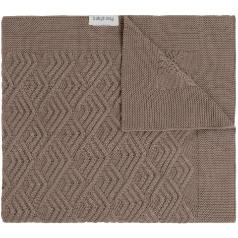 Deken Ledikant Baby's Only Sierra 100x135 Clay