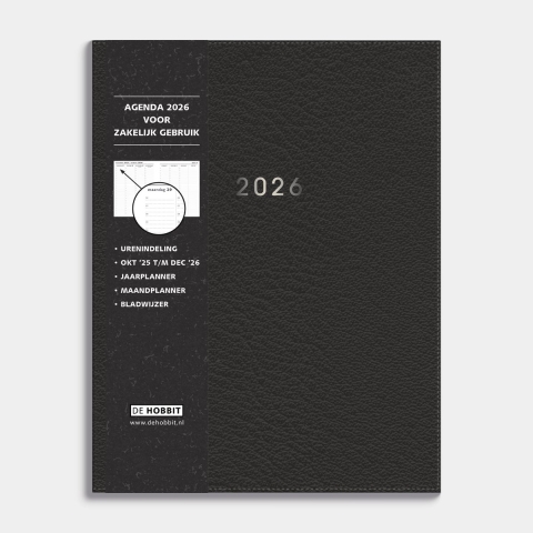Afsprakenagenda 2026 A4+ Lederlook