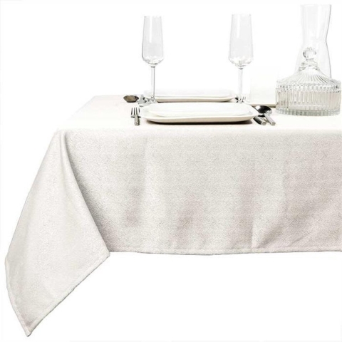 Tafelkleed oda l250b150 cm ivoor Unique Living - Unique living