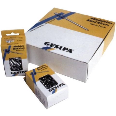 Gesipa 1433663 Popnagel (Ø x l) 4 mm x 10 mm Brons Koper 50 stuk(s)