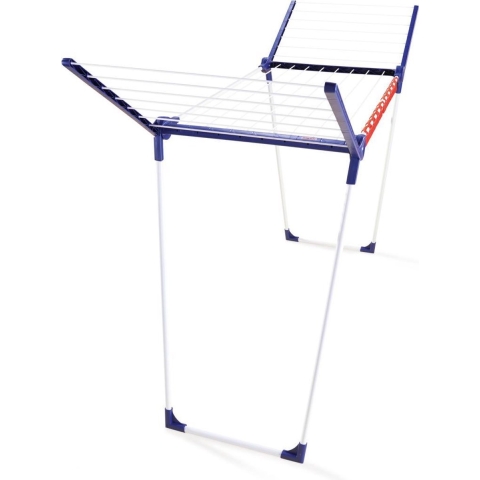 Leifheit 81620 Droogrek Pegasus 160 Solid Slim 16 m Drooglengte Blauw/Wit