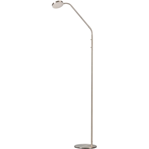 ETH Duuk - vloerlamp - Ø 23 x 166 cm - 8W dim to warm LED incl. - metallic