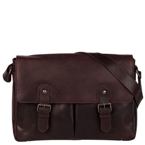 BURKELY Vintage Glenn - Messenger Bag - Hunter leer - Bruin