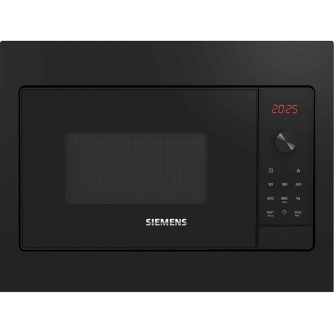 Siemens BF523LMB3 - Inbouwsolo magnetron 20L 800W - 7 automatische programma's - Zwart