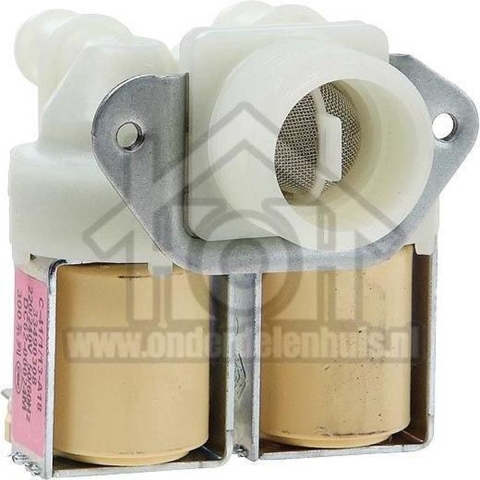 Samsung WF0704F7W - Inlaatventiel Dubbel recht dun - Origineelnummer DC6200024M