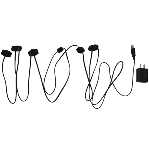 USB Extension Cord 12 USB Power Outlet 5V 2A Adaptor Incl. Santaville - Santaville