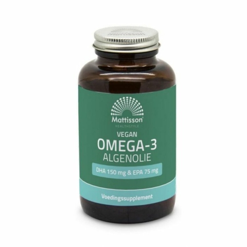 Gratis Verzending: 2x Mattisson Omega 3 Algenolie 180 vegacapsules