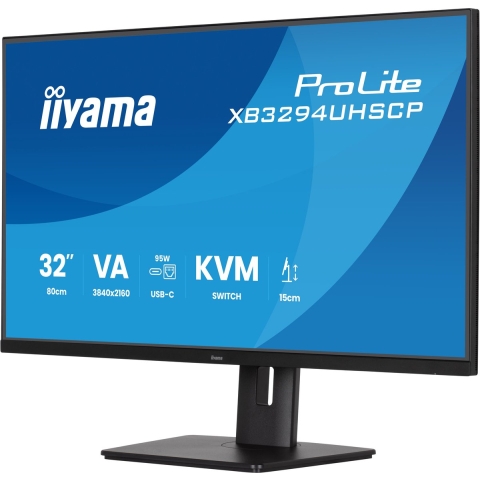 Iiyama Prolite XB3294UHSCP-B1 32  Ultra HD VA Monitor