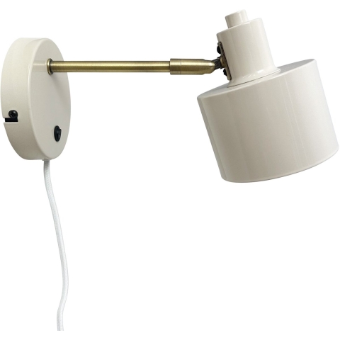 Dyberg Larsen - Ocean Wandlamp Beige/Brass DybergLarsen
