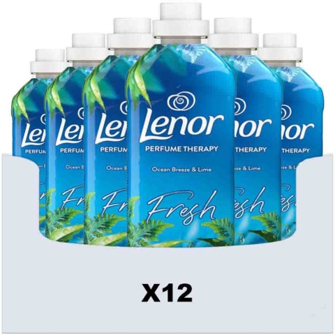 12x Lenor Wasverzachter Zeebries 37 Wasbeurten 925 ml