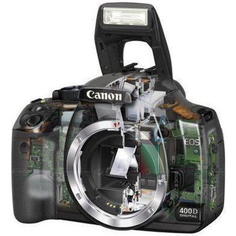 Canon EOS 400D - Digitale Spiegelreflexcamera - 10,1 Megapixel CMOS - 2,5 LCD - 9-punts AF - DIGIC II
