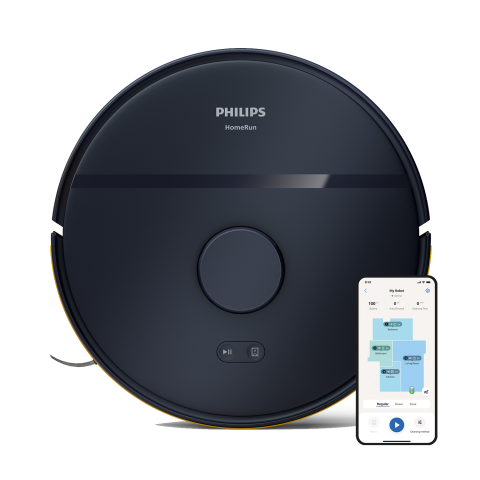 Philips Xu2000/15 Robotstofzuiger Met Dweilfunctie Donkerblauw