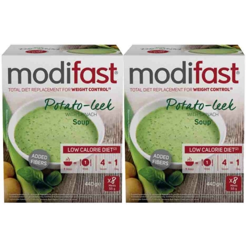 2x Modifast Intensive Soep Potato-Leek 440 gr