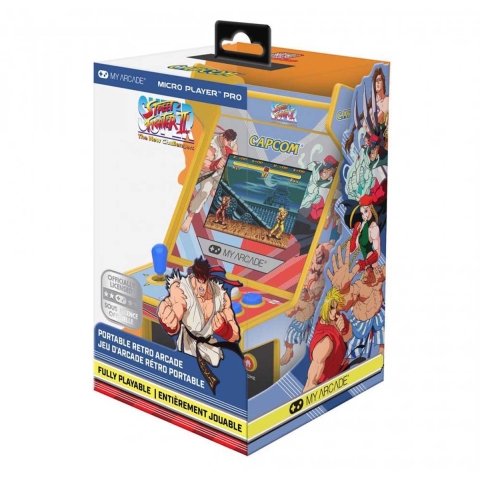 Portable Retro Arcade Micro Player Pro - Super Street Fighter II